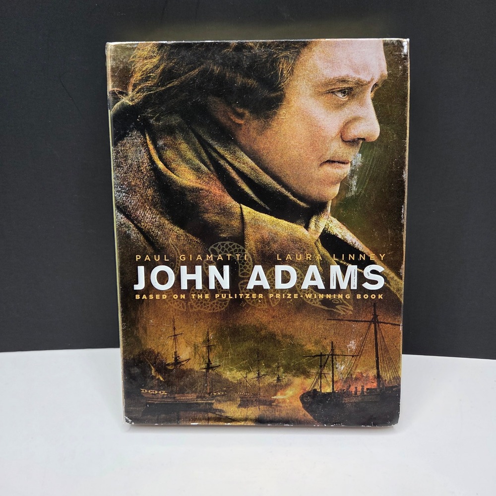 HBO John Adams DVD Miniseries Complete 3-Disc Set Paul Giamatti History Drama